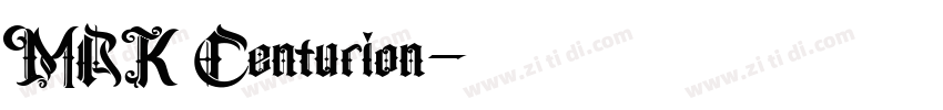 MAK Centurion字体转换